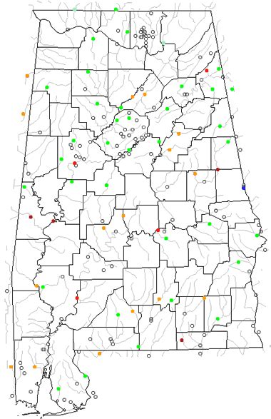 map  alabama lakes streams  rivers