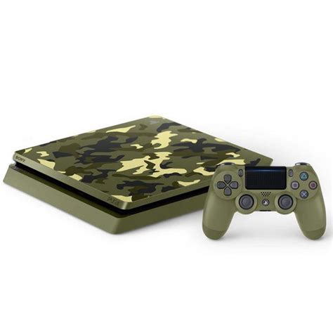 trade  sony playstation  slim tb console green camouflage gamestop