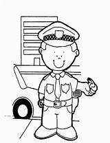 Coloring Swat Pages Policeman Police Getdrawings sketch template