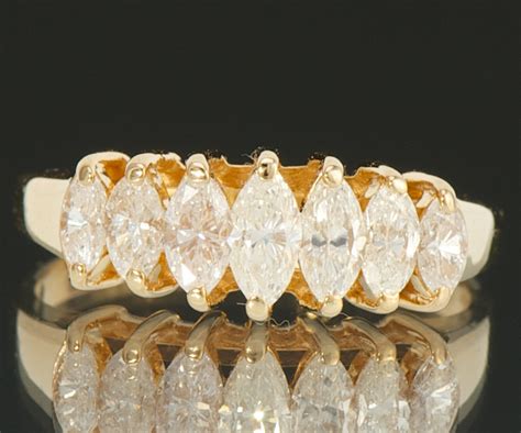 ladies marquis diamond ring  sold