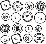 Bottoni Pixabay Assorted Assortiti Pulsanti Bidoni Fastners sketch template