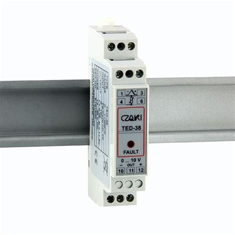 ted  programmable rail mount transmitter  galvanic insulation din rail   output