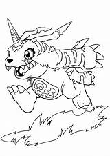 Digimon Coloring Pages Printable Kids sketch template