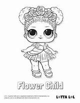 Lol Coloring Pages Kids Surprise Flower Doll Baby Alive Queen Colouring Child Pop Bee Lotta Sheets Confetti Girls Series Printable sketch template