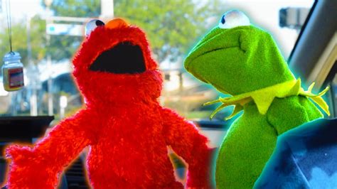 kermit  frog  elmo rap car karaoke youtube