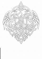 Celtic Tattoo Outline Pages Designs Viking Coloring Deviantart Knot Norse Stag Knots Tree Drawings Symbols Colouring Embroidery Patterns Life Crafts sketch template