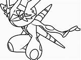 Greninja Pokemon Coloring Pages Ash Colorprint Ausmalbilder Solgaleo Divyajanani Getcolorings sketch template