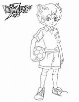 Inazuma Eleven Arion Go Coloring Anime Kids Pages Fun Equipe sketch template