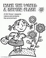 Coloring Scout Girl Daisy Pages Better Make Place Scouts Law Petal Brownie Activities Printable Makingfriends Brownies Leader Sheets Color Sheet sketch template