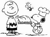 Thanksgiving Snoopy sketch template