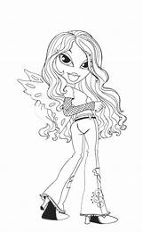 Bratz Coloring Pages Print Colouring Doll Dolls Color Book Girls Sheets Printable Adult Books Colour Kids Stamps Cartoon Result Baby sketch template