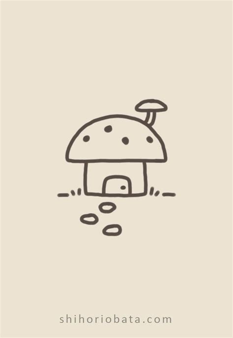 easy mushroom drawing ideas bloknoty dlya eskizov legkie risunki