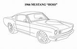 Mustang Coloring Pages 1965 Cars Ford Printable Books Adult Car Visit Stencil sketch template