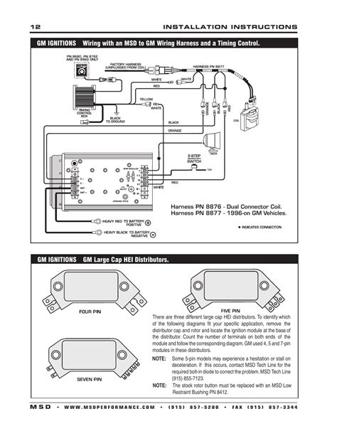 msd  al  ignition control installation user manual page   original mode