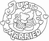 Mariage Coloriage Just Married Imprimer Dessin Colorier Car Pages Coloring Per Dessins Getdrawings Drawing sketch template
