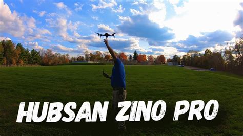 hubsan zino pro drone unboxing   flight  youtube