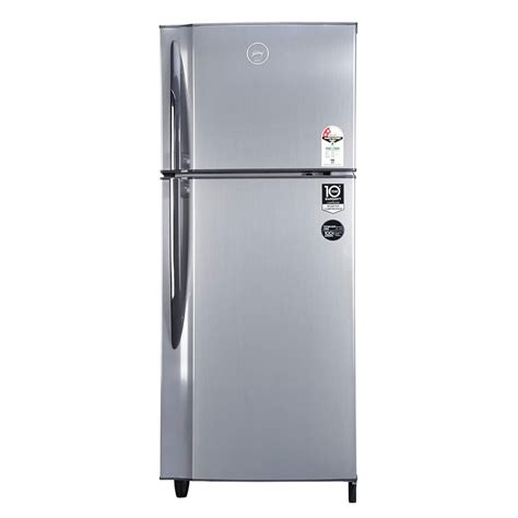 buy godrej double door refrigerator  litres  star inverter rt eon    thunder steel