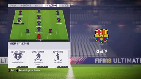 fifa  fc barcelona review beste formatie opstelling en tactiek youtube