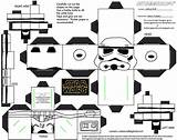 Papercraft Trooper sketch template