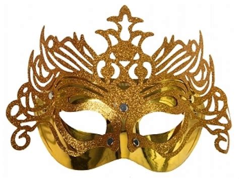maska karnawalowa wenecka zlota  ornamentem mas  proarti