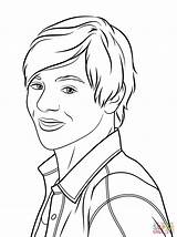 Coloring Austin Moon Pages Lynch Ross Printable Ally Celebrity Efron Zac Color Pop Print Book Template Famous sketch template