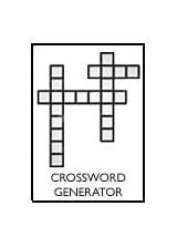 Coloring Crossword Pages sketch template