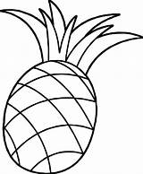 Pineapple Coloring Colouring Clipart Pages Pineapples Pinapple Drawing Fruit Printable Fruits Color Fun Cute Sheets Cartoon Print Getdrawings Awesome Pumpkin sketch template