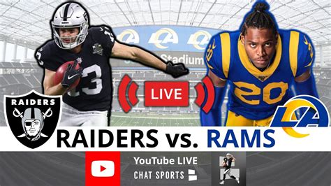 Raiders Vs Rams Live Streaming Scoreboard Free Play By Play