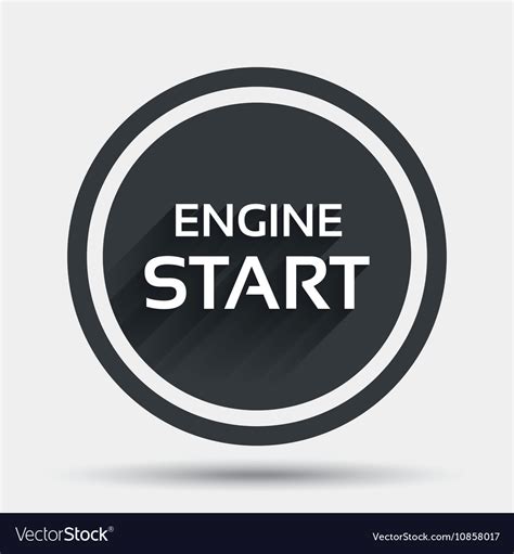start engine sign icon power button royalty  vector