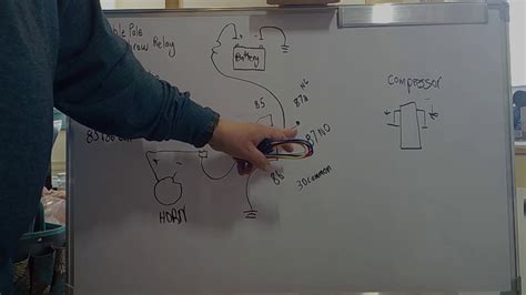 volt relay air horn circuit youtube