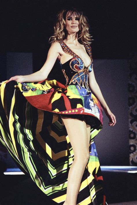 Claudia Schiffer Best 1990s Supermodel Runway Moments