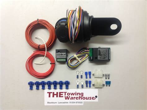 pin euro electric towbar towing wiring kit charging  bypass relay canbus  towing