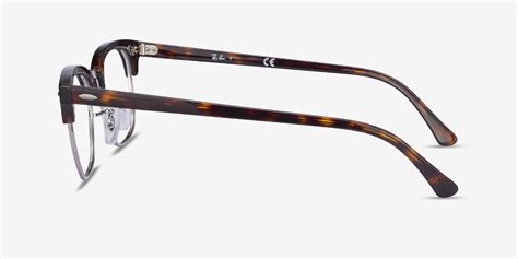 ray ban rb5154 clubmaster browline tortoise frame eyeglasses
