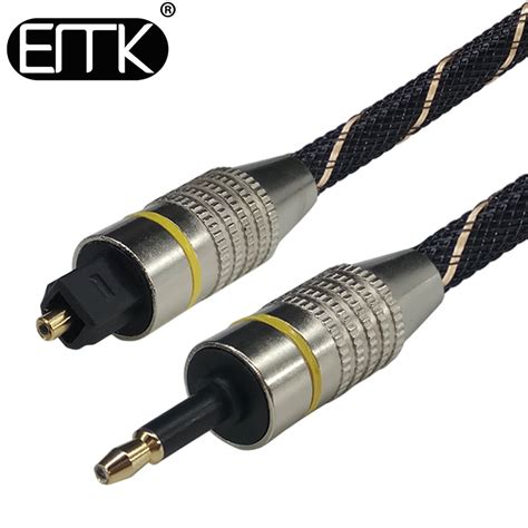 emk digital toslink  mini toslink cable mm spdif optical fiber cable   optical audio