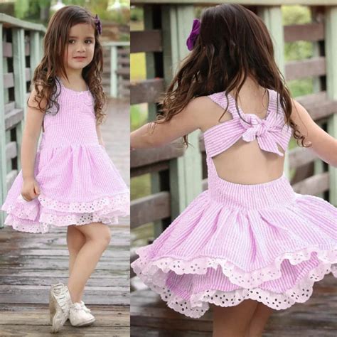 summer clothes sleeveless ruffled baby girl dress cute halter
