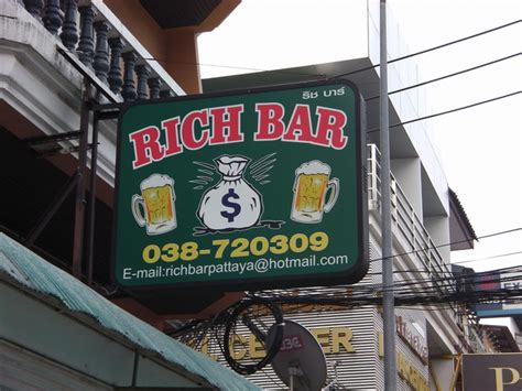 rich bar pattaya area central pattaya pub beer bar ｜thailand night guide