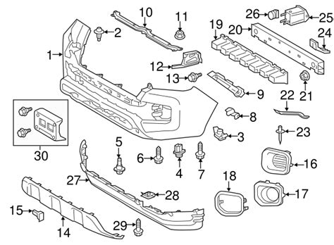 toyota tacoma genuine toyota tacoma  front bumper valance panel