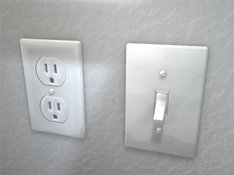 electrical outlet light switch  model
