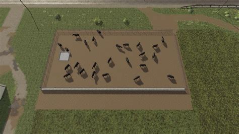fs medium cattle feed lot  farming simulator  mod ls  mod fs  mod