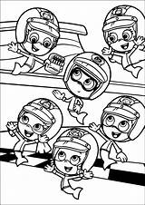 Coloring Bubble Guppies Choose Board Pages Guppy sketch template