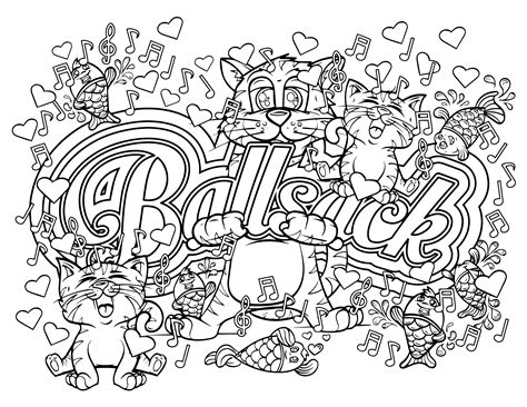 adult coloring swear words coloring pages
