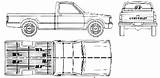Bed Chevrolet 1990 Blueprints Long Truck Car Pickup Drawing Drawings Templates sketch template