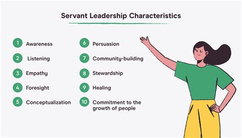 10 characteristics of servant leadership pareto labs