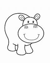 Hippo Coloring Pages Hippopotamus Cute Baby Drawing Cartoon Color Face Silly Getcolorings Colouring Getdrawings Printable Funny Sheet Colorings Clipartmag Kids sketch template