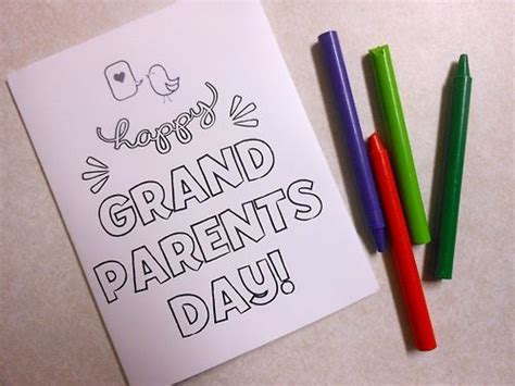 printable card  grandparents day activities  grandparent
