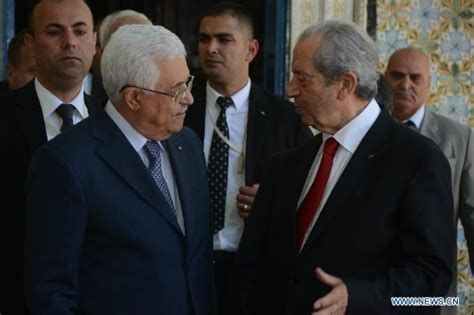 Palestinian President Arrives In Tunis For Official Visit Global Times