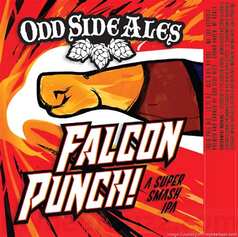 odd side ales falcon punch ipa ale peanut butter cups beer label