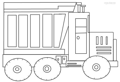printable dump truck coloring pages  kids coolbkids truck