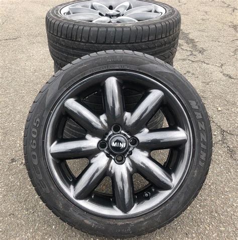 mini cooper   alloy wheels tyres mint condition mini   alloys  fairmilehead