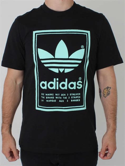 adidas originals vintage  shirt  black northern threads